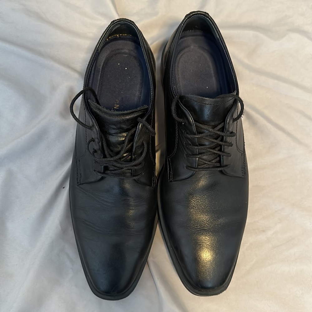 Cole Haan Men’s 8D Grand OS Black Derby Dress Shoes